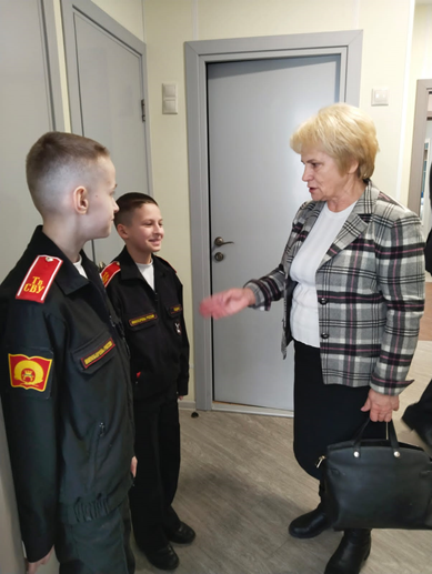 Изображение для материала - Посещение Тверского суворовского военного училища