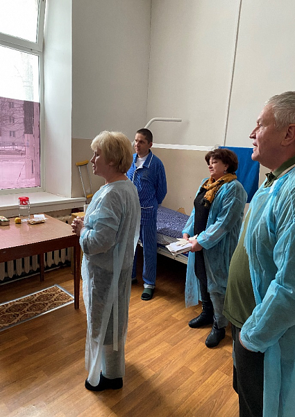 Изображение для материала - Посещение Тверского военного госпиталя