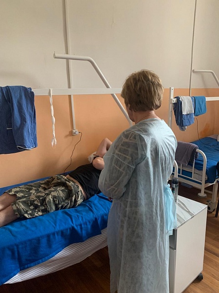 Изображение для материала - Посещение Тверского военного госпиталя