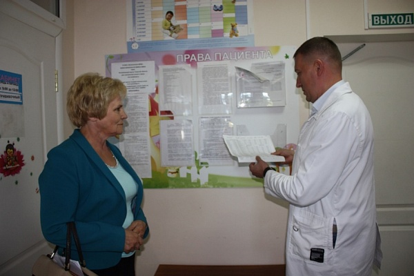 Посещение Калининской районной больницы