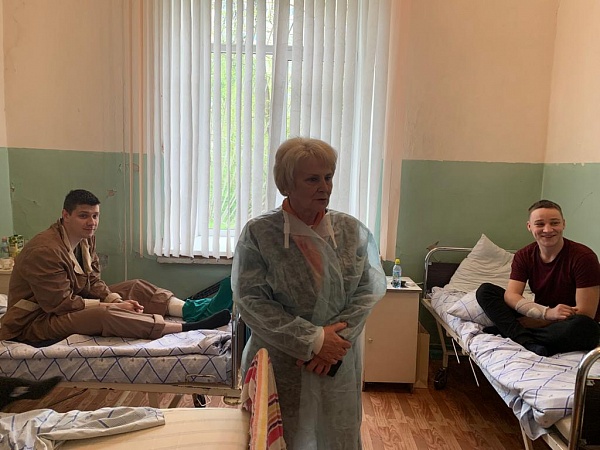 Посещение Тверского военного госпиталя