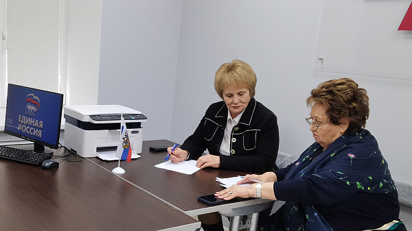 Состоялся личный прием граждан в Штабе общественной поддержки Тверской области